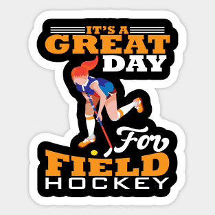 Field Hockey Sticker